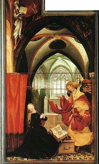 Matthias Grunewald The Annunciation Sweden oil painting art